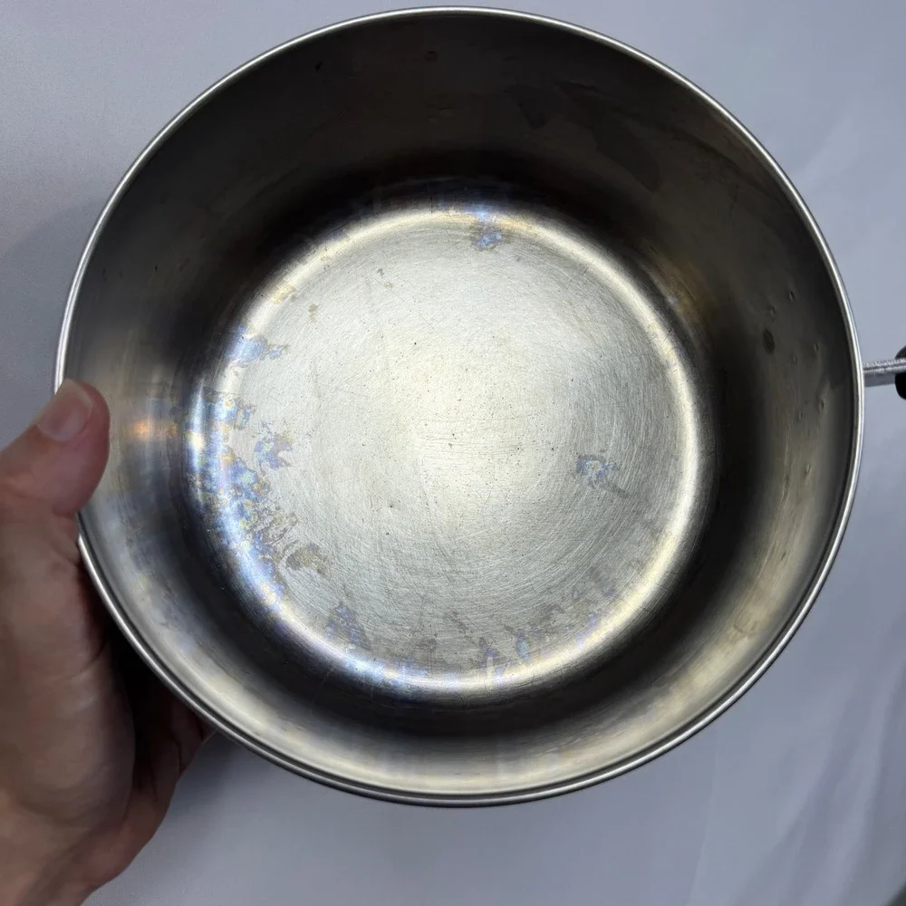 Vintage Revere Ware Copper Bottom 2 Qt Saucepan Pot w/ Lid 7.25